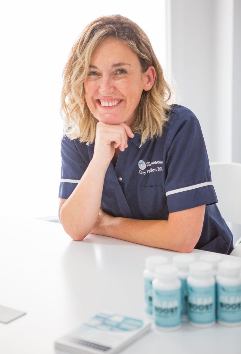 Katy Pitt Allen in clinic