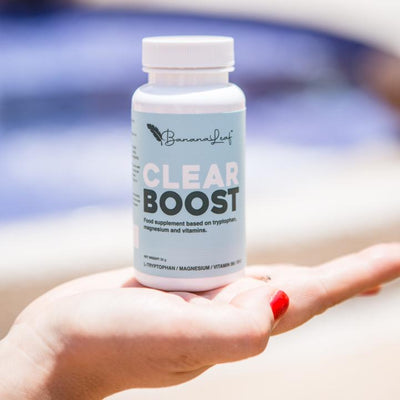 Clear Boost supplement bottle